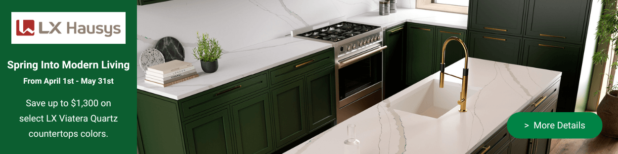 Spring into modern living with LX Hausys Countertops