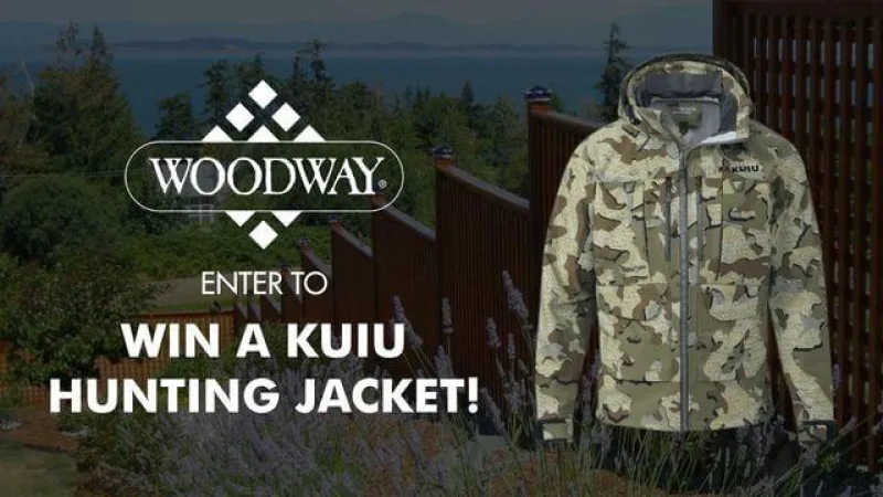 Woodway Enter to Win a KUIU Hunting Jacket.